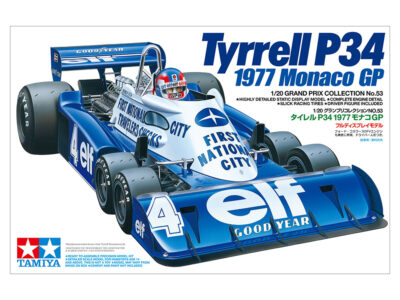 1:20 Scale Tamiya Tyrrell P34 1977 Monaco GP F1 Model Kit