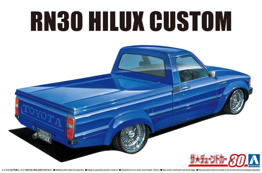 1:24 Aoshima Scale Toyota RN30 Hilux Custom '78 Model Kit