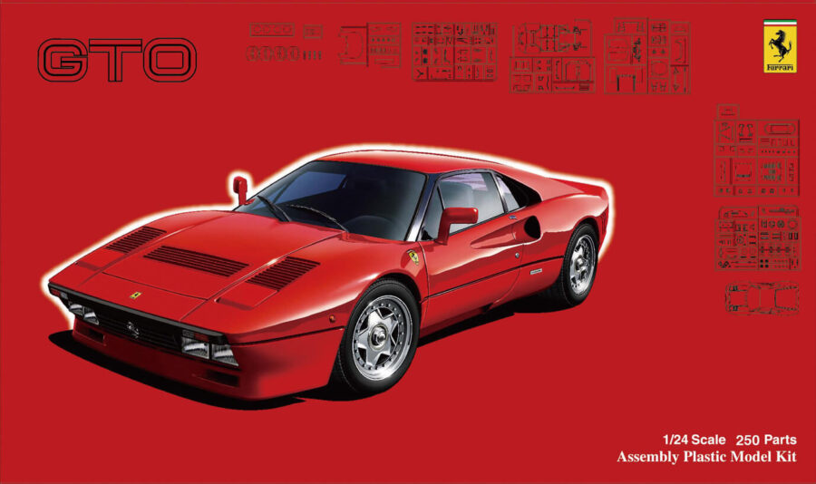 1:24 Scale Fujimi Ferrari 288 GTO Model Car Kit