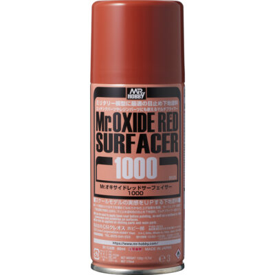 Mr Hobby Mr.Oxide Red Surfacer 1000 Spray Can 170ml