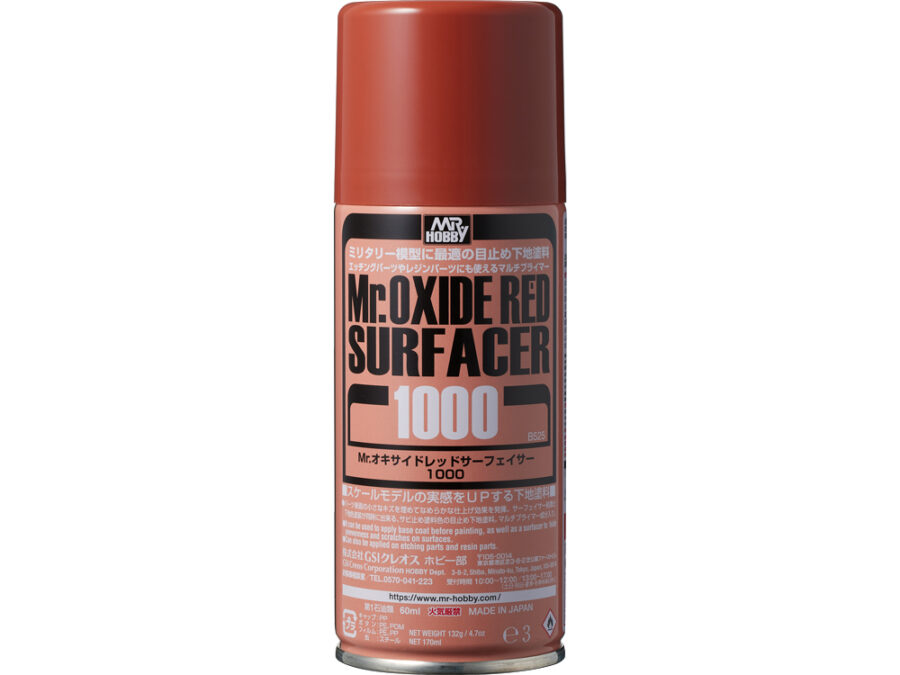 Mr.Hobby Mr.Oxide Red Surfacer 1000 Spray Can 170ml