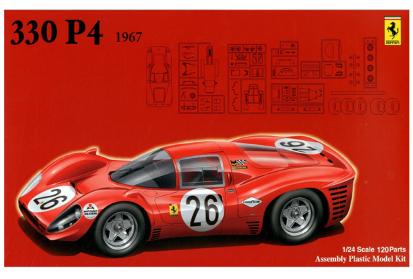 1:24 Scale Fujimi Ferrari 330 P4 Model Car Kit #