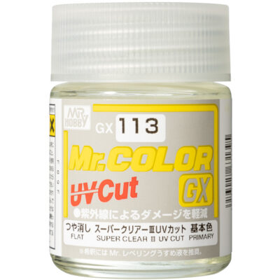 Mr Hobby Mr Color Super Clear III UV Cut Top Coat - Flat