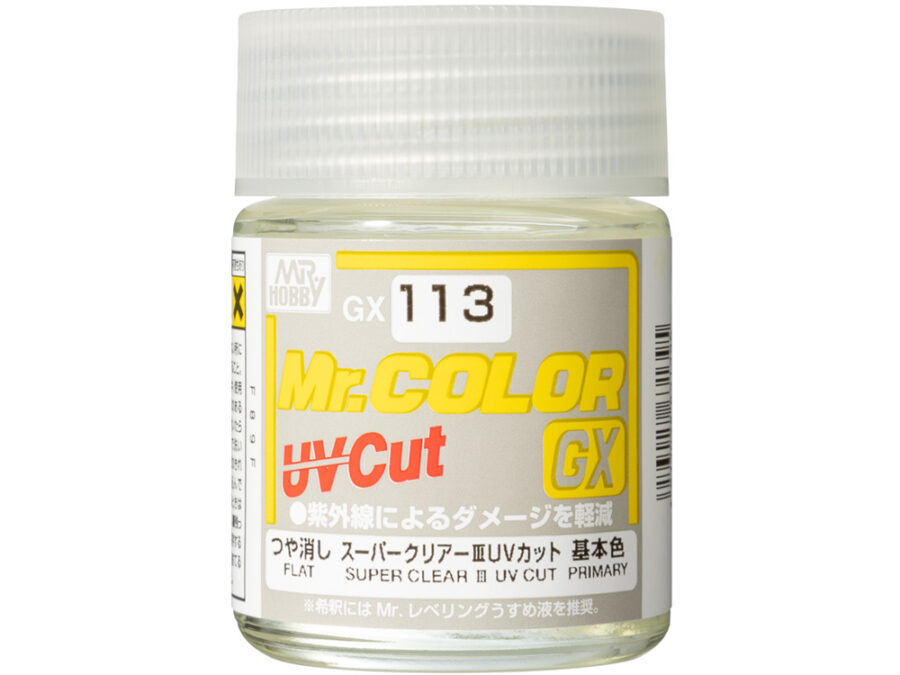 Mr.Hobby Mr,Color Super Clear III UV Cut Top Coat - Flat