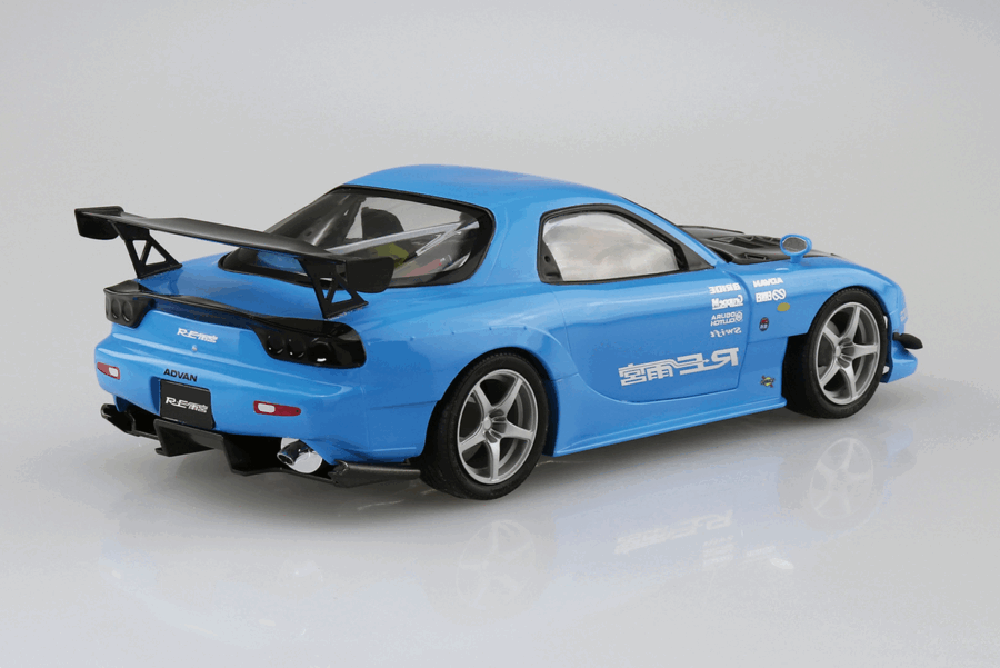 1:24 Scale Aoshima Mazda RX7 FD3S RE Amemiya Model Kit - Image 3