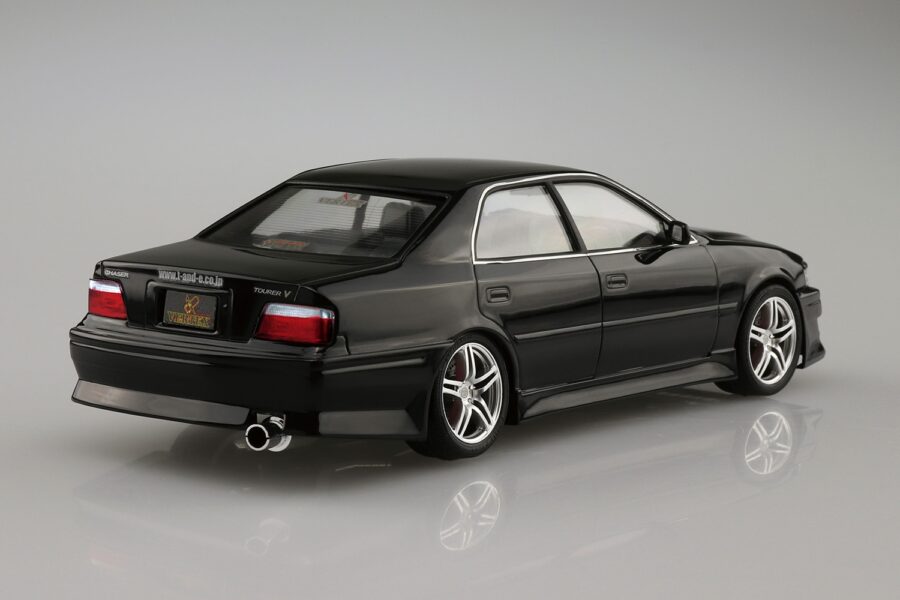 1:24 Scale Aoshima Toyota VERTEX JZX100 Chaser Tourer V '98 Model Kit - Image 3
