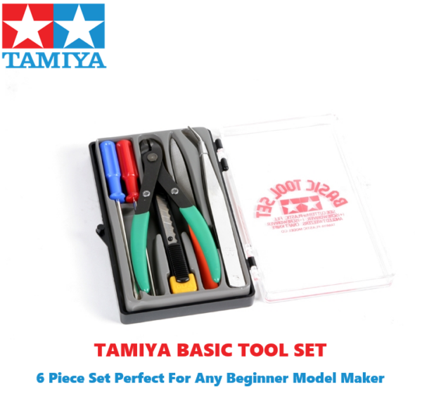 Tamiya Basic Tool Set (GREAT STARTER BUNDLE) Kent Models