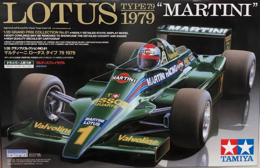 1:20 Scale Tamiya Lotus Martini Type 79 Model Kit