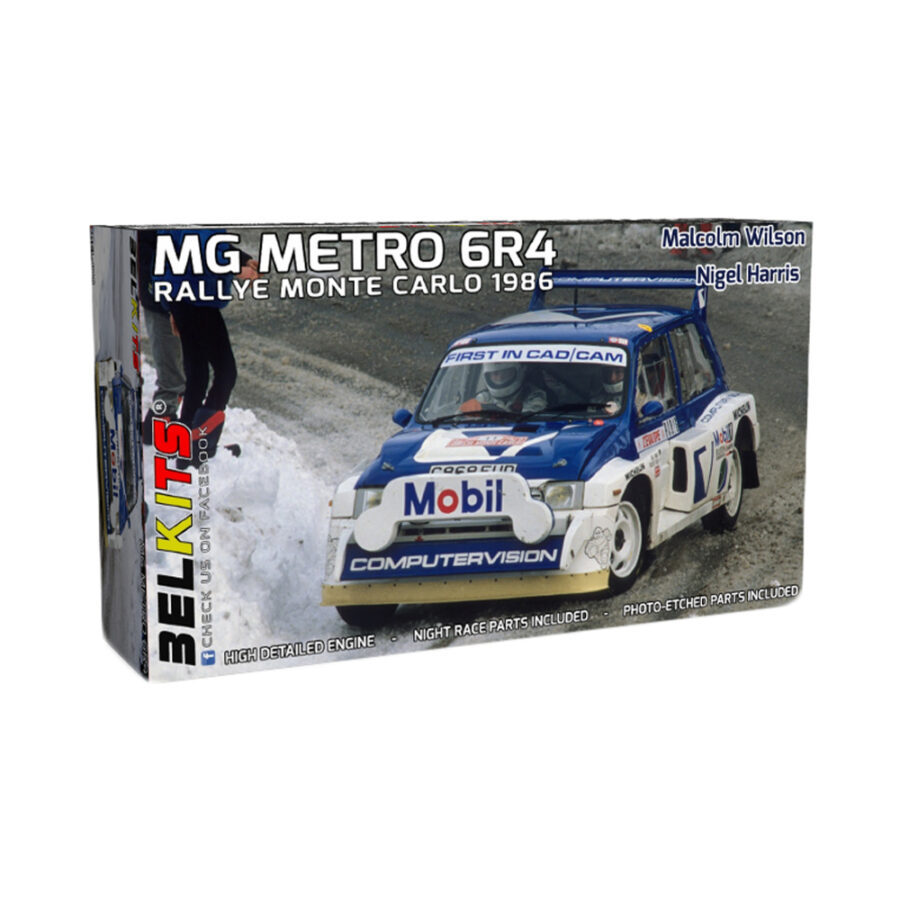 1:24 Scale Belkits MG Metro 6R4 Monte Carlo Rally Car Model Kit