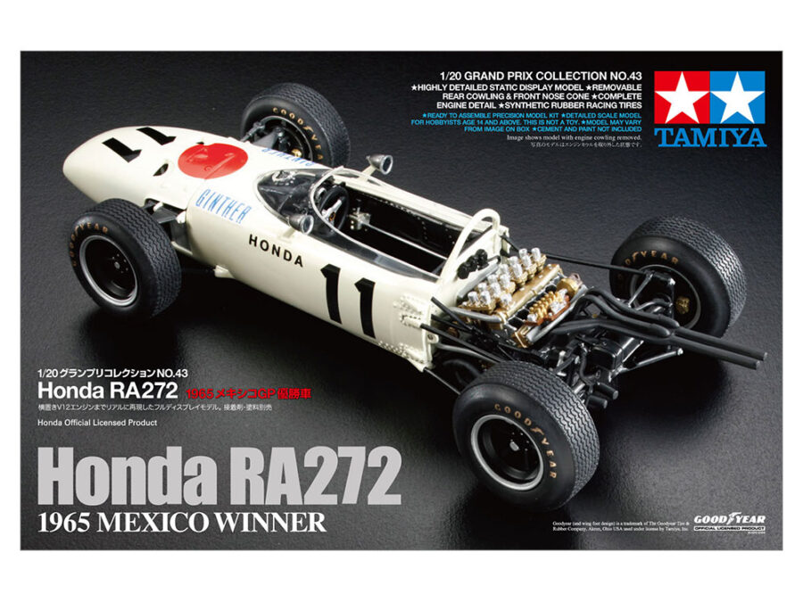 1:20 Scale Tamiya Honda F1 RA272 1965 Mexico Winner Model Kit