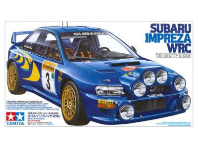 1:24 Scale Tamiya Subaru Impreza WRC Monte-Carlo '98 Rally Model Kit