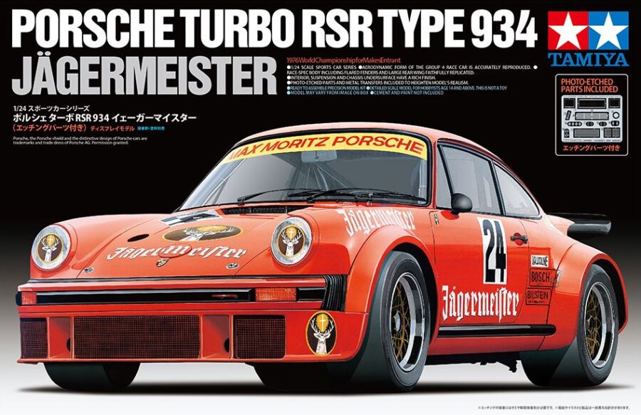 1:24 Scale Tamiya Porsche RSR 934 Jägermeister Model Kit