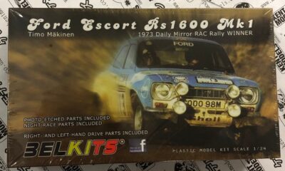 1:24 Scale Belkits Ford Escort 1973 MK1 Rally Car Model Kit