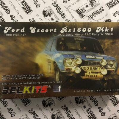 1:24 Scale Belkits Ford Escort 1973 MK1 Rally Car Model Kit