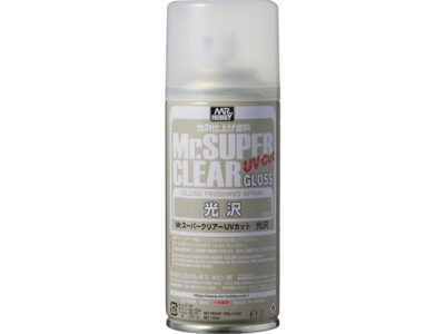 Mr.Hobby Super Clear UV CUT Top Coat Spray Can 170ml – Gloss