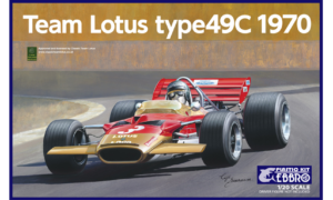 1:20 Scale Ebbro Team Lotus Type 49C 1970 Model Car Kit #1503p