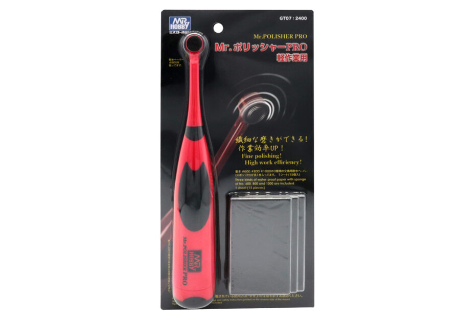 Mr.Hobby Mr.Polisher PRO RED Cordless Sanding Polishing Machine