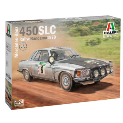 1:24 Scale Italeri Mercedes 450 SLC Rally Bandama 1979 Model Car Kit