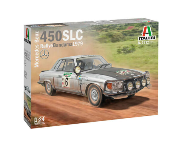 1:24 Scale Italeri Mercedes 450 SLC Rally Bandama 1979 Model Car Kit  #