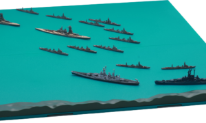 1:3000 Scale Fujimi Naval Battle of Guadalcanal Set Model Kit No.12#1601P