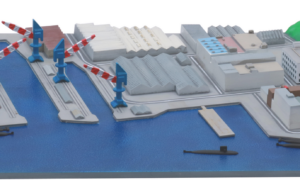 1:3000 Scale United States Fleet Activities Yokosuka Scene Model Kit No.05a #1609P