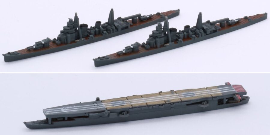 1:3000 Scale Fujimi Operation MO Battle Of The Coral Sea Set Model Kit - Image 2