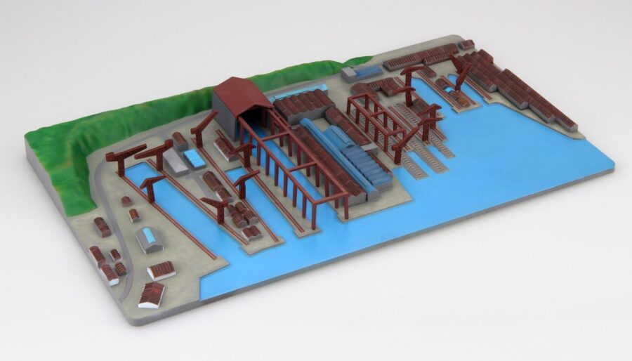 1:3000 Scale Fujimi Kure Naval Port Set Model Kit - Image 3