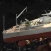 1:350 Scale Fujimi Imperial Navy Battleship FUSO Model Kit