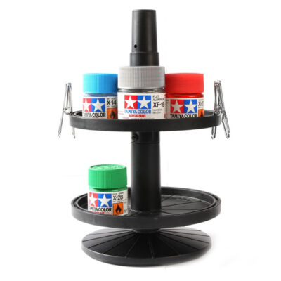 Tamiya Rotating Bottled Paint Stand w/ 4 Crocodile Clips