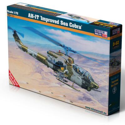 1:72 scale MisterCraft AH-1T Sea Cobra Helicopter Model Kit