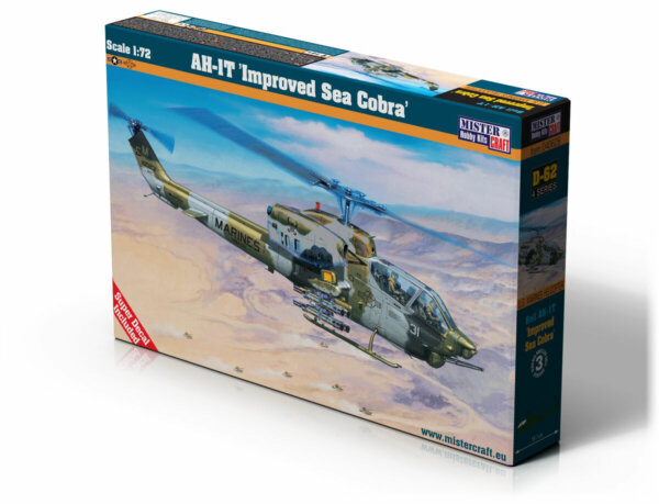 1:72 MisterCraft AH-1T Sea Cobra Helicopter Model Kit