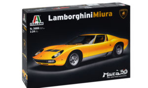 1:24 Scale Lamborghini Miura Yellow Model Car Kit #1578