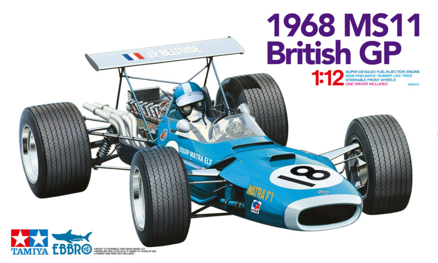 1:20 Scale Tamiya Ebbro Matra MS11 British GP F1 Model Car Kit