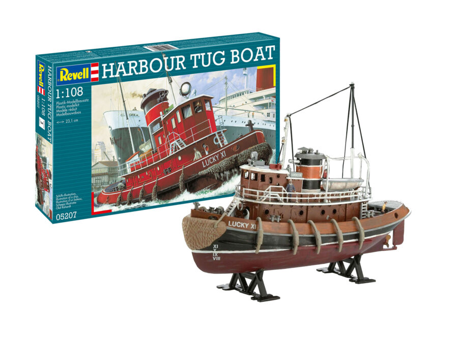 1:108 Scale Revell Harbour Tug Model Boat Kit