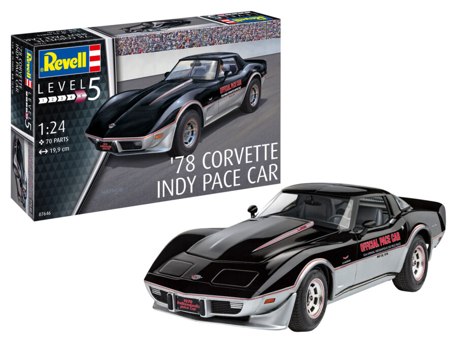 1:24 Scale Revell Corvette Indy Pace Car Model Car Kit