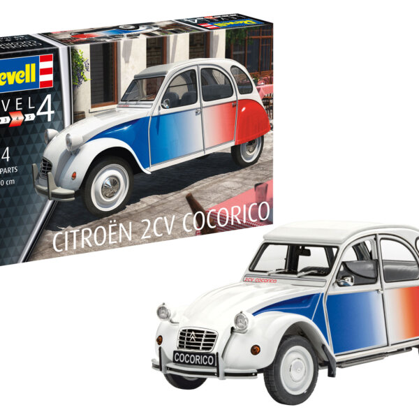 1 24 Scale Citroen 2cv Cororico Model Car Kit 1638 Kent Models