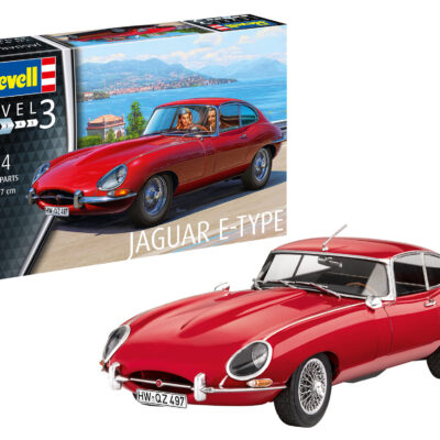1:24 scale Revell Jaguar E-Type Coupe Model Kit