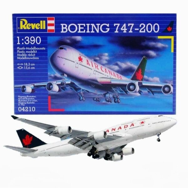 1:390 Scale Revell Boeing 747-200 Model Kit #1653