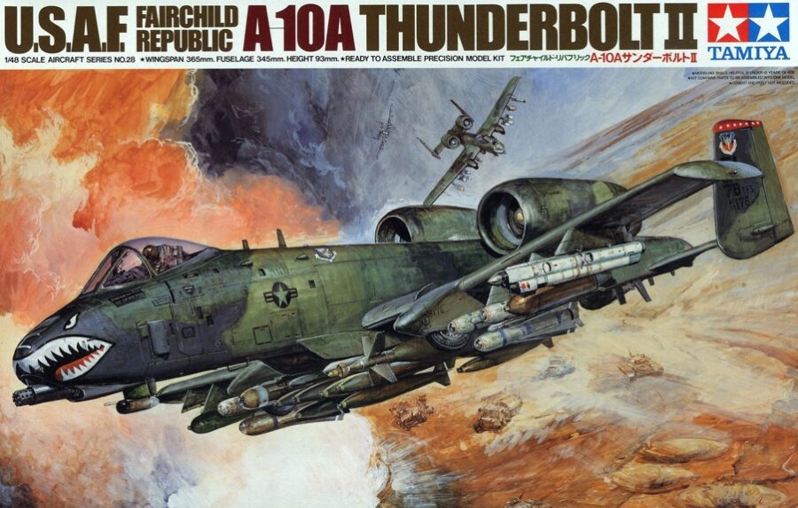 1:48 Scale Tamiya U.S.A.F. Fairchild Republic A-10 Thunderbolt II