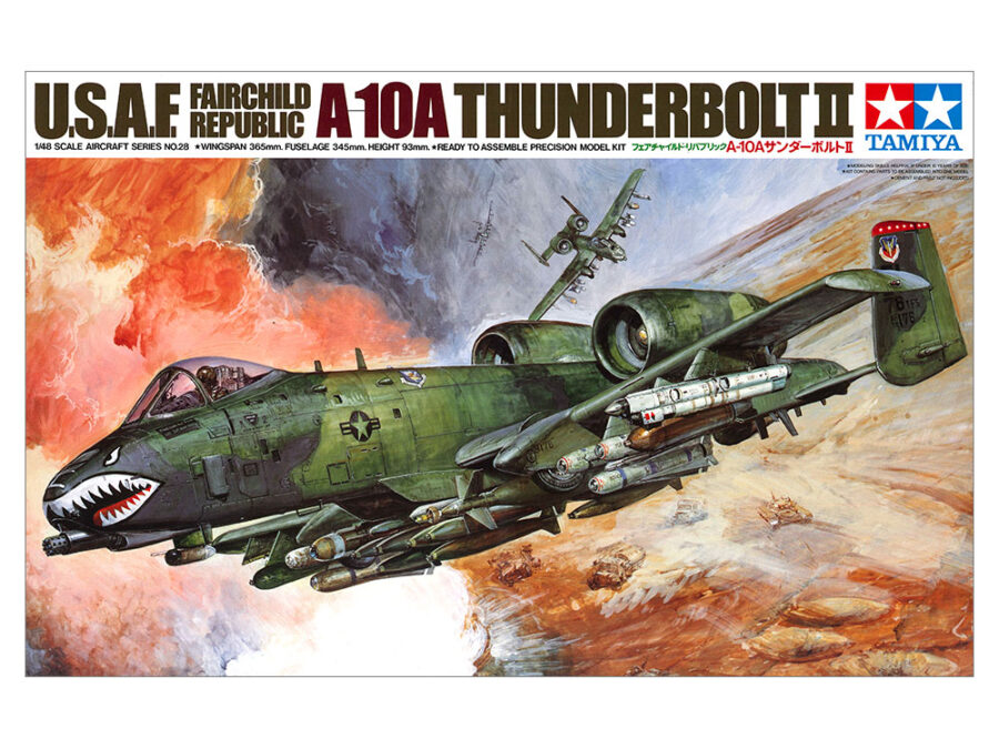 1:48 Scale Tamiya U.S.A.F. Fairchild Republic A-10 Thunderbolt II