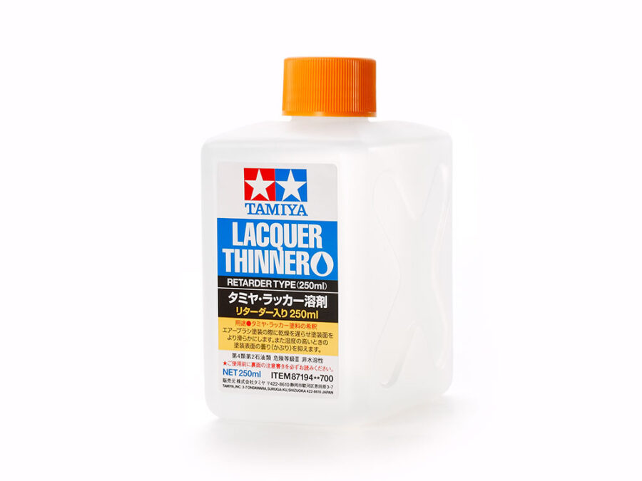 Tamiya Paint Thinner & Retarder For Lacquer Paint [LP Codes] 250ml Bottle