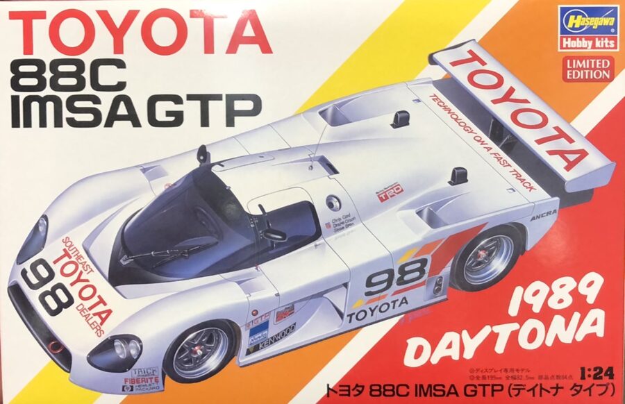 1:24 Scale Hasegawa Toyota 88C Group C IMSA Race Car Model Kit