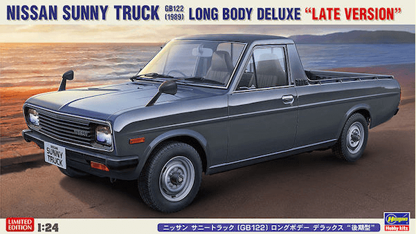 1:24 Scale Hasegawa Nissan Sunny GREY Pick-Up GB122 Model Kit #