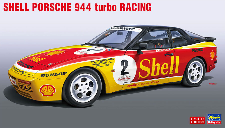 1:24 Scale Hasegawa Porsche 944 Turbo Race Car Model Kit