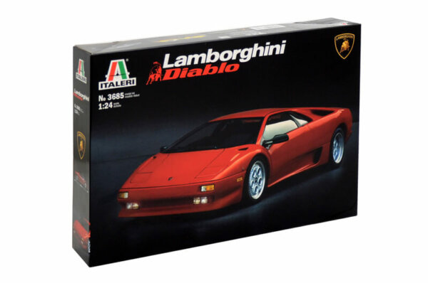 1:24 Scale Italeri Lamborghini Diablo Model Car Kit