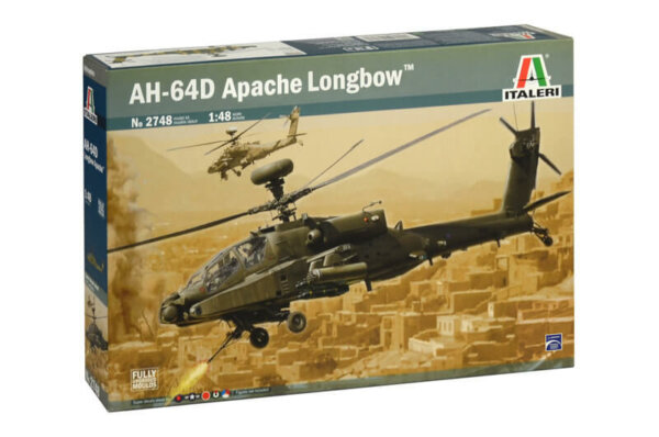 1:48 Scale Italeri AH-64D Longbow Apache Model Kit #1633