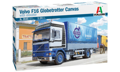 1:24 Scale Italeri Volvo F16 Globetrotter Canvas Truck Model Kit