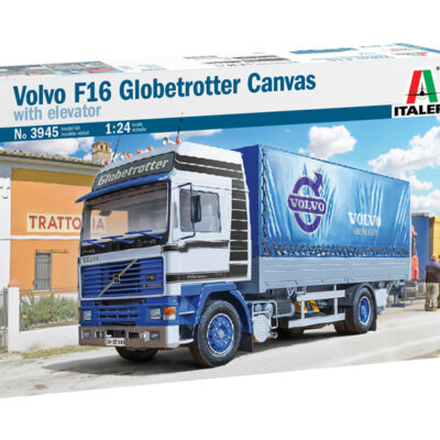 1:24 Scale Italeri Volvo F16 Globetrotter Canvas Truck Model Kit