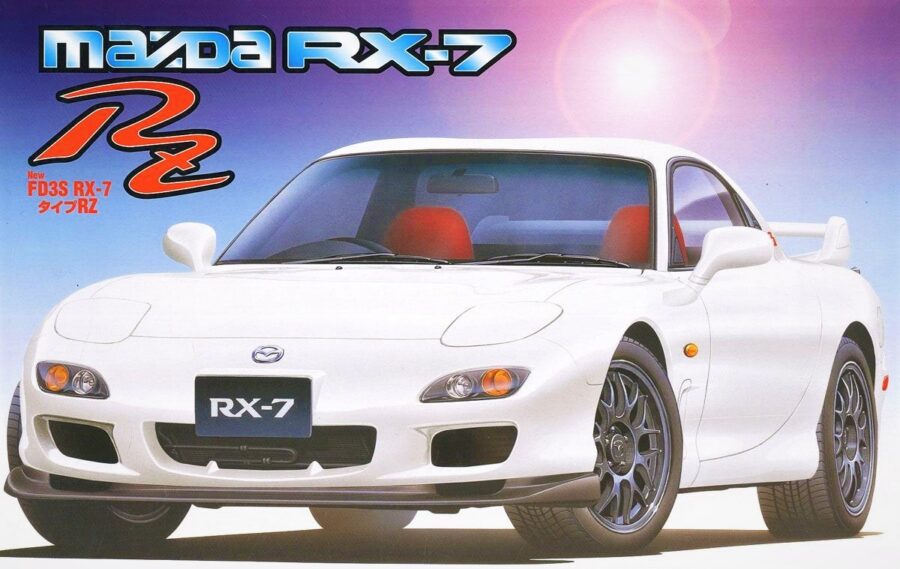 1:24 Scale Fujimi Mazda RX-7 FD3S Type RZ '2000 Model Kit