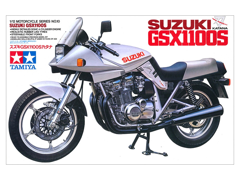 1:12 Scale Tamiya Suzuki GSX1100S Katana Model Kit